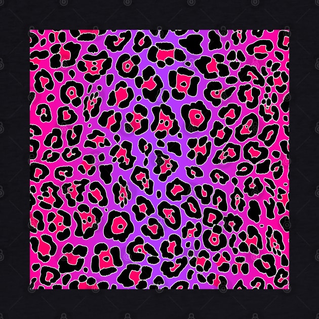 Neon colors leopard pattern by ilhnklv